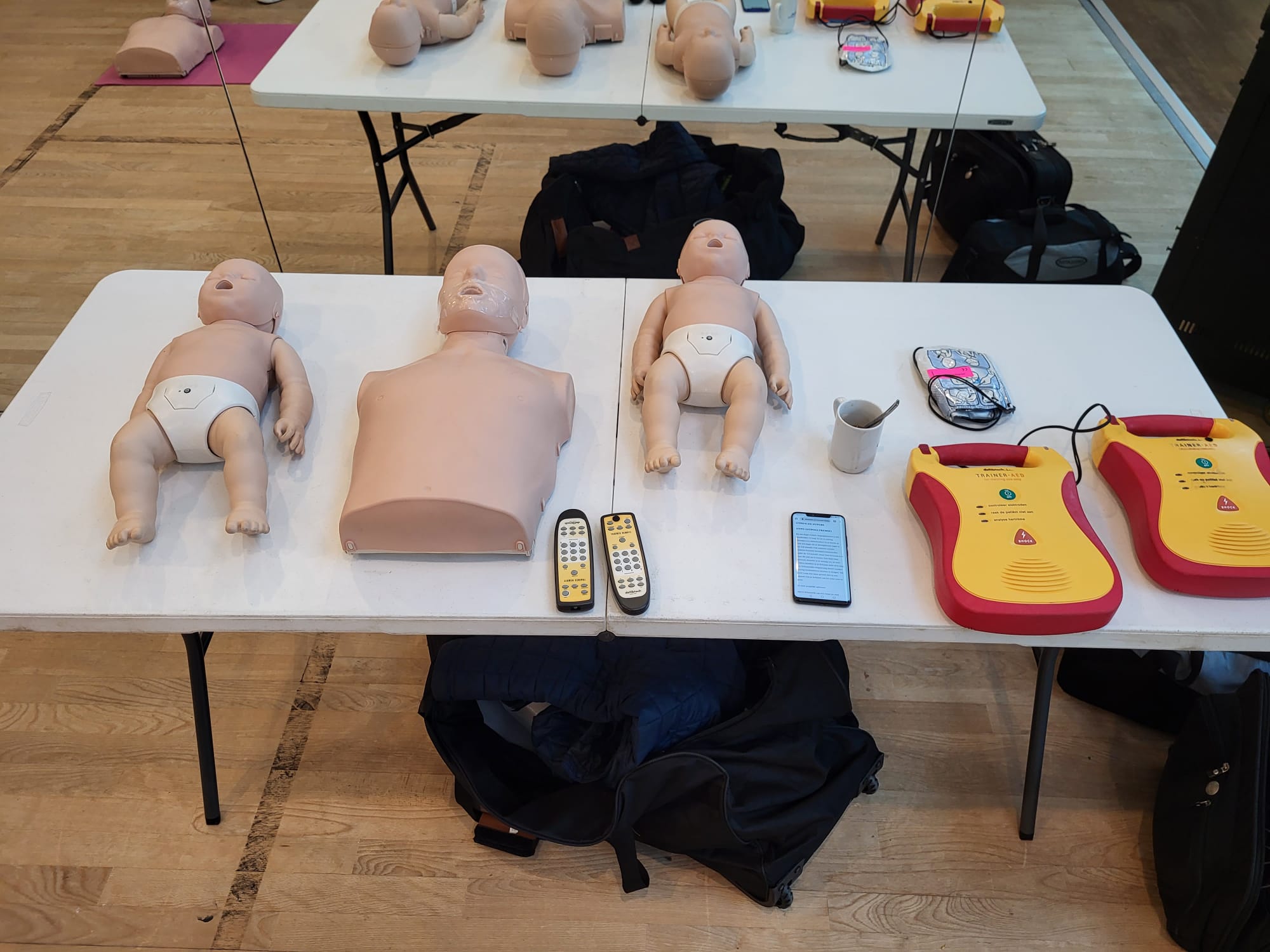 LiTi crew en het EHBO diploma, "wanneer elke seconde telt!"