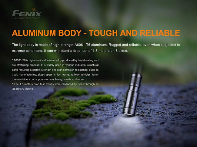 Fenix E02R Rechargeable EDC Flashlight