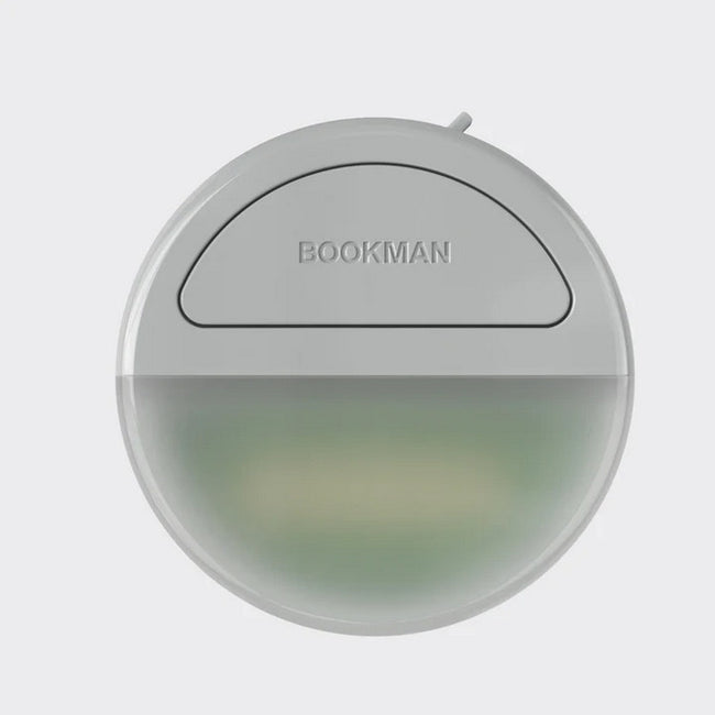 Bookman Eclipse USB rechargeable WHITE/RED light clip
