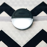 Bookman Eclipse USB rechargeable WHITE/RED light clip