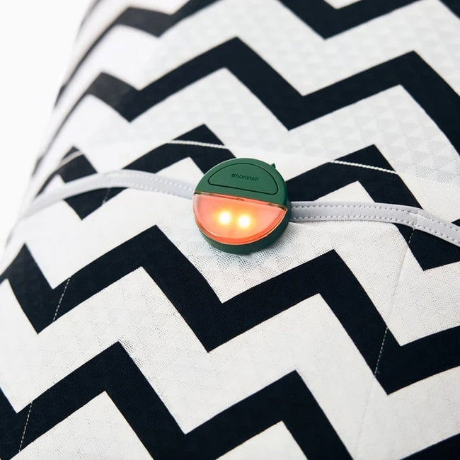 Bookman Eclipse USB rechargeable WHITE/RED light clip