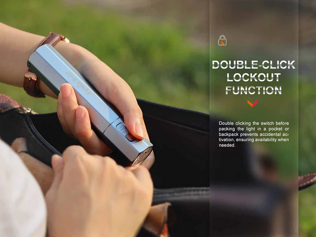 Fenix E-CP Rechargeable Flashlight with Power Bank