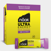 Näak Ultra Energy Bar Banana & Chocolate (12 x 50g)