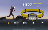 Nitecore UT27 800 Lumen Trail Running Hoofdlamp, PRO & TITAN WHITE PRO