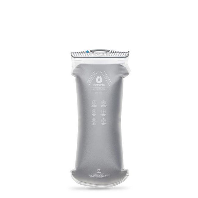 HydraPak Velocity 1,5L & 2L drinkwaterzakken in Malibu Blue & Clear