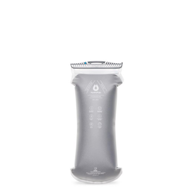 HydraPak Velocity 1,5L & 2L drinkwaterzakken in Malibu Blue & Clear