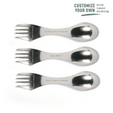 Swedish Spork Stainless & Pin-pack