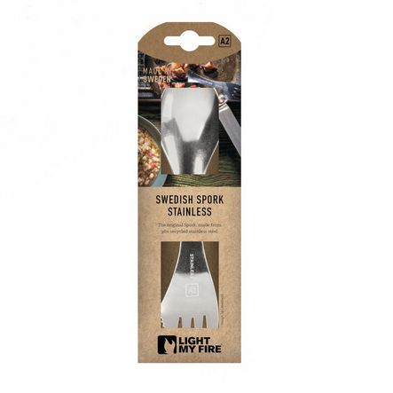 Swedish Spork Stainless & Pin-pack