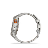 Garmin Fēnix® 7 Pro – Sapphire Solar Edition, Titanium met Fog Gray/Ember Orange band & Carbon Gray DLC titanium met zwarte band