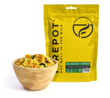 FIREPOT VEGAN Dal and Rice with Spinach regular/XL servings (135gr/500Kcal of 200gr/750Kcal)