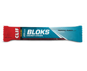 Clif Bloks Tropical punch doos 18x60 gram of los per strip.