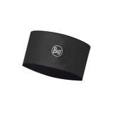 BUFF® Coolnet UV Wide Headband SOLID BLACK - Hoofdband