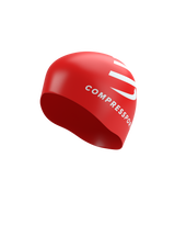 Swim Cap - Red/White - One Size